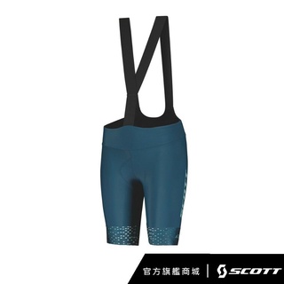 SCOTT RC PRO車隊競賽版女性吊帶車褲 [靛藍/北方薄荷]