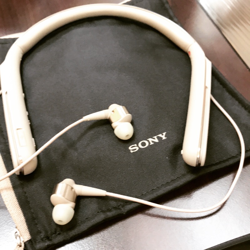 SONY WI-1000X 除噪藍芽頸掛耳機 附保護盒 保固至2021/4/1