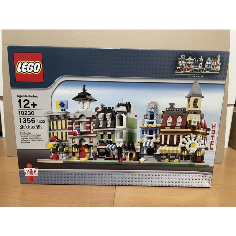 [全新現貨]盒損 LEGO 樂高 10230 迷你街景 絕版 VIP 市場大街 綠色商店 轉角咖啡廳 消防局 百貨公司