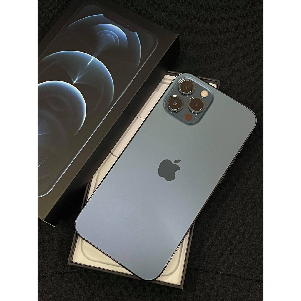 （保固內）iPhone 12 pro max 太平洋藍 256G 外觀9.9成新 功能正常 電池健康度98%