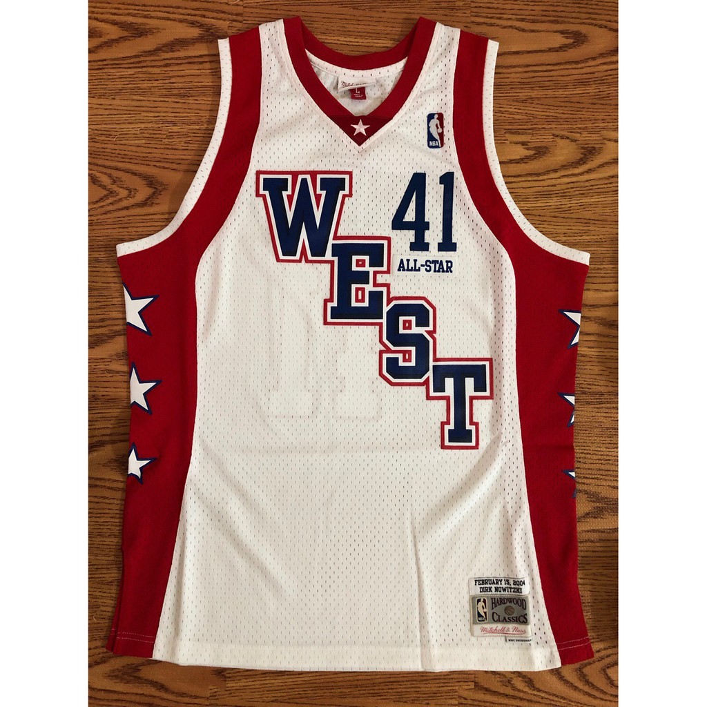 Dirk Nowitzki 2004 明星賽 Mitchell &amp; Ness Swingman 球衣 M號/L號 全新