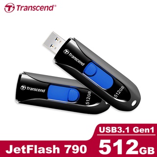 Transcend 創見 JetFlash790 256G 512G USB 3.1 高速 隨身碟 公司貨