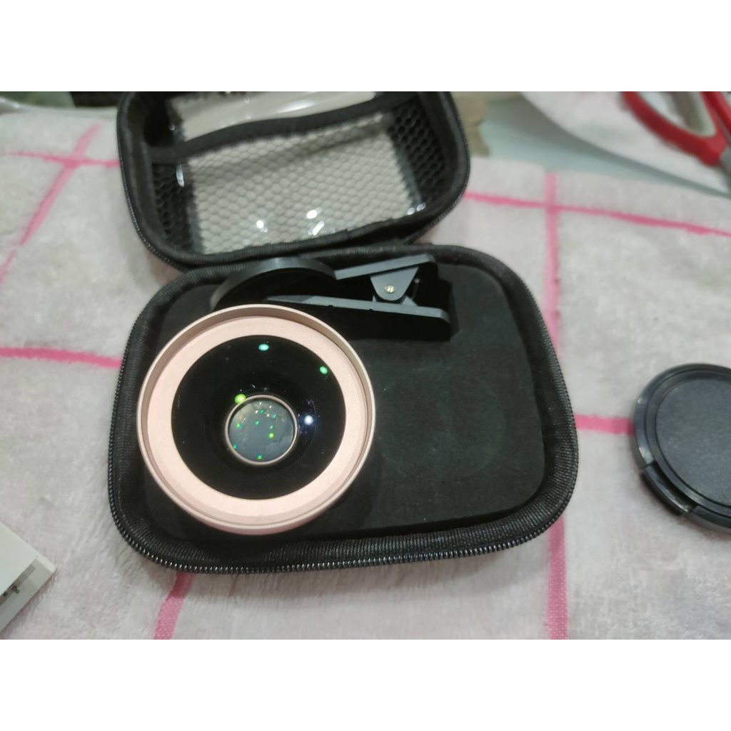 3in1外接手機鏡頭 (微距+廣角+魚眼) 適用各種iPhone Android手機外接鏡頭 配備收納盒防塵好攜帶