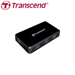 【台灣保固】Transcend 創見 HUB3 4埠 極速 USB 3.1 集線器 HUB 附電源轉換器 可快速充電