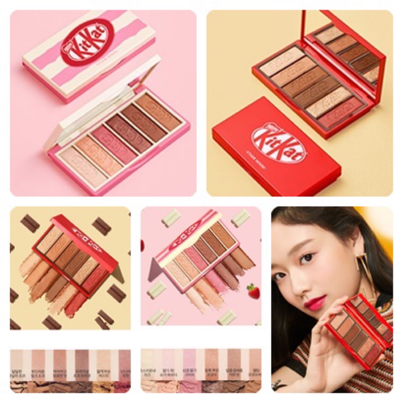 ETUDE HOUSE x KitKat巧克力聯名 六色眼影盤(單眼影)