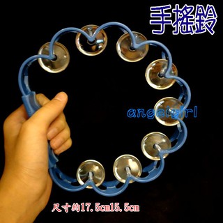 鈴鼓樂器手搖鈴/鈴鐺鼓手拍鼓敲打遊戲伴奏樂器
