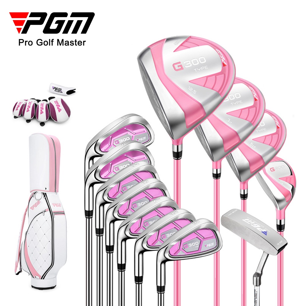 PGM高爾夫球桿G300女士左手12隻含球袋鈦合金鍛造1號木高爾夫套桿高爾夫球具組
