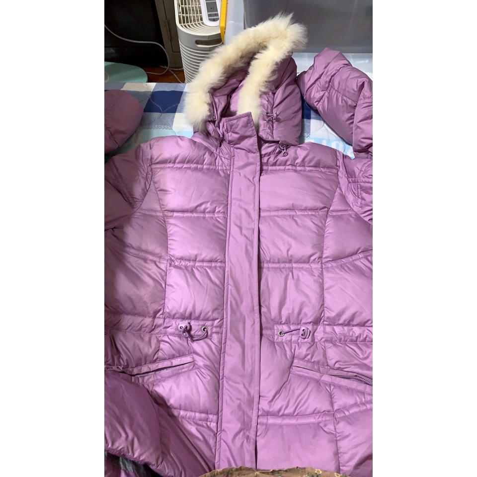 (7成新)Fox Friend 紫色女羽絨外套 尺寸M 降價出清