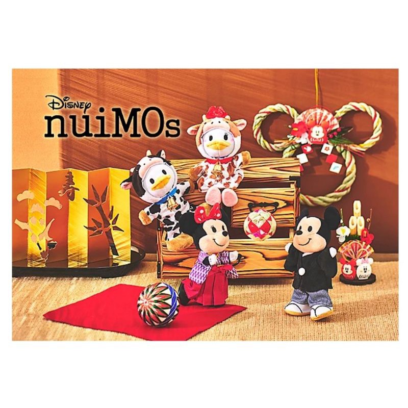 現貨 日本帶回 迪士尼商店 2021牛年 nuiMOs 娃娃專用衣服 和服 乳牛裝 米奇米妮 唐老鴨黛西 小熊維尼