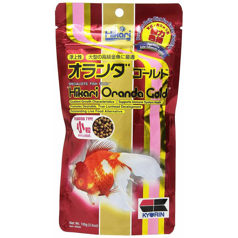 Happy水族 日本hikari 高夠力金魚獅頭飼料mini 獅頭蘭壽東錦金魚飼料增豔飼料日本原裝 蝦皮購物