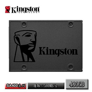 KINGSTON 金士頓 A400 480GB 2.5吋 固態硬碟 (SA400S37/480G)