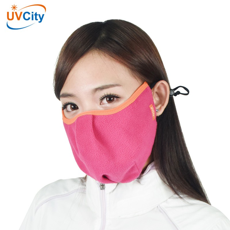 UVCity防曬家-有氧口罩-刷毛保暖/阻絕髒污/機車保暖/騎車保暖/多色系