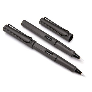 儲墨磨砂桿鋼筆式毛筆（單隻入）【西米藝術】2色筆桿可選 書法 抄經 軟頭筆 秀麗筆 墨水筆