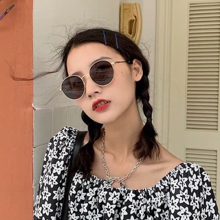 現貨♡炎炎夏日復古文藝素顏圓框太陽眼鏡 墨鏡