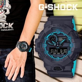 <秀>CASIO專賣店公司貨附保證卡及發票 G-SHOCK 絕對強悍GA-700SE-1A2 雙色錶帶
