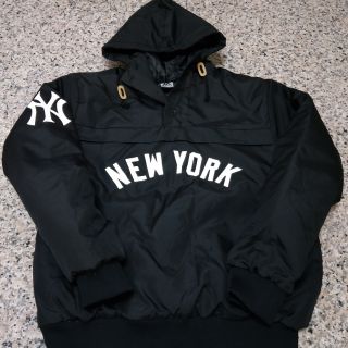 正品 YANKEES 洋基隊 NY 衝鋒衣 風衣外套 嘻哈 饒舌 MLB HIP HOP 2色 尺寸M~XL