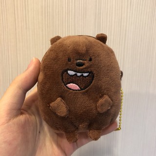 we bare bears 大大 棕熊 吊飾 零錢包 小物包