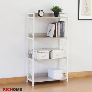 RICHOME 福利品 SH-556 SH-579 奈特四層架 (防潑水) (塑料腳墊) 四層架 收納架 置物架 書架