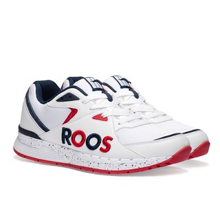 KangaROOS美國袋鼠鞋 【最後出清！】男 RUNAWAY ROOS復古跑鞋 (白藍紅 KM91069)