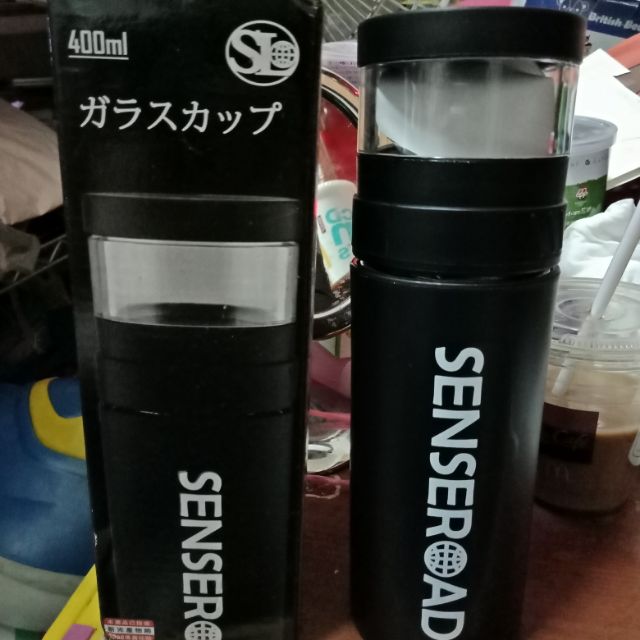 【售】全新Senseroad 樂活杯/玻璃茶濾杯/泡茶杯 400ml~台灣製造