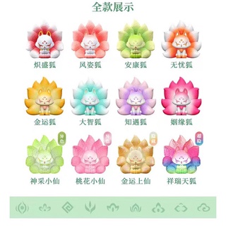 【Lemonade】現貨可挑款-上古九狐二代 尋找祥瑞天狐 系列盲盒 確認款 盒玩 盲抽 公仔 玩具