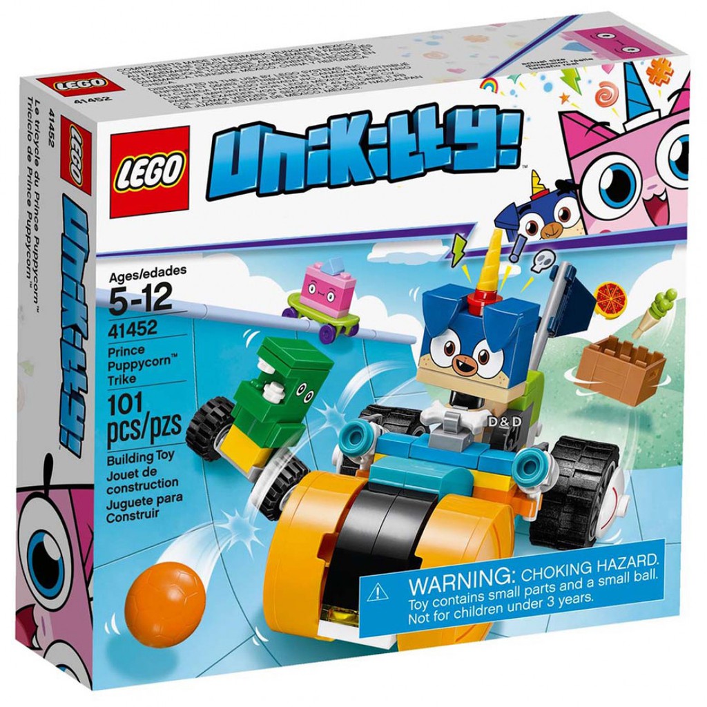 LEGO樂高 LT41452 Puppycorn 王子三輪車_Unikitty! 獨角貓系列