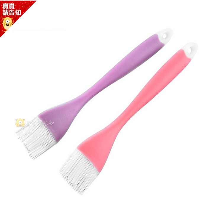 【杜絕掉毛煩惱】半透一體式矽膠刷 烘焙用具 食品級耐熱油刷 燒烤刷 矽膠掃 蛋液刷 蛋糕刷 蛋刷 麵包刷 奶油刷 附發票