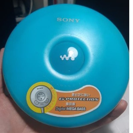 CD隨身聽 Sony CD Walkman D-EJ002 藍色 11年製