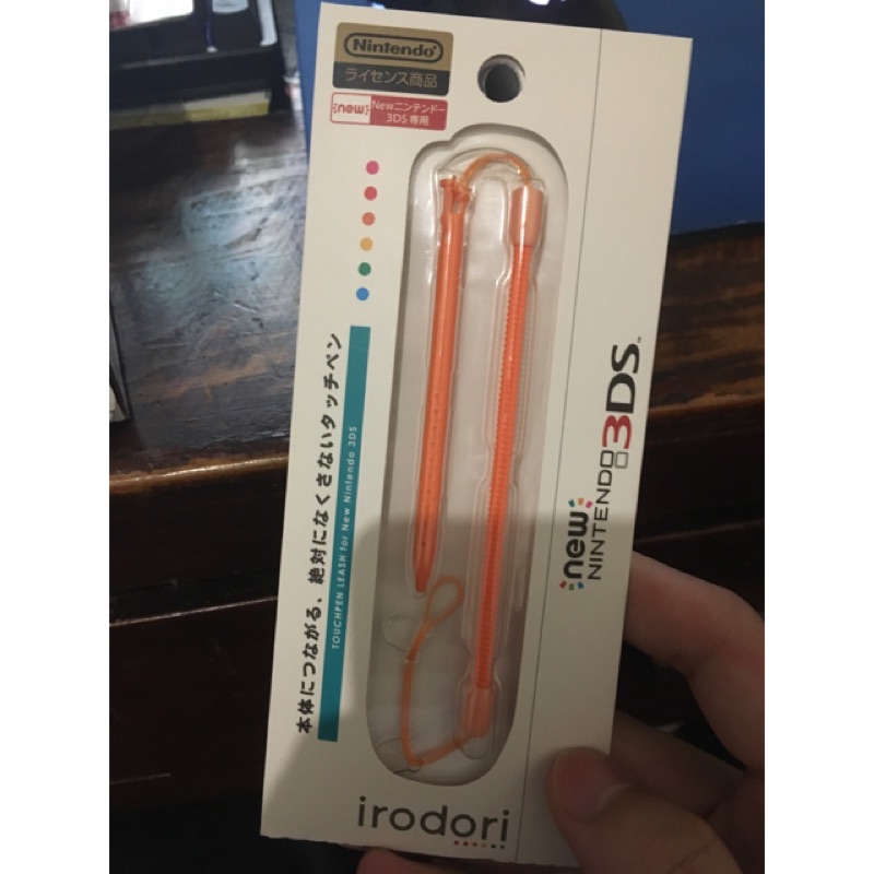 全新irodori New 3ds 專用觸控筆稀有橘色任天堂認證非初代3ds Ll 2ds 蝦皮購物