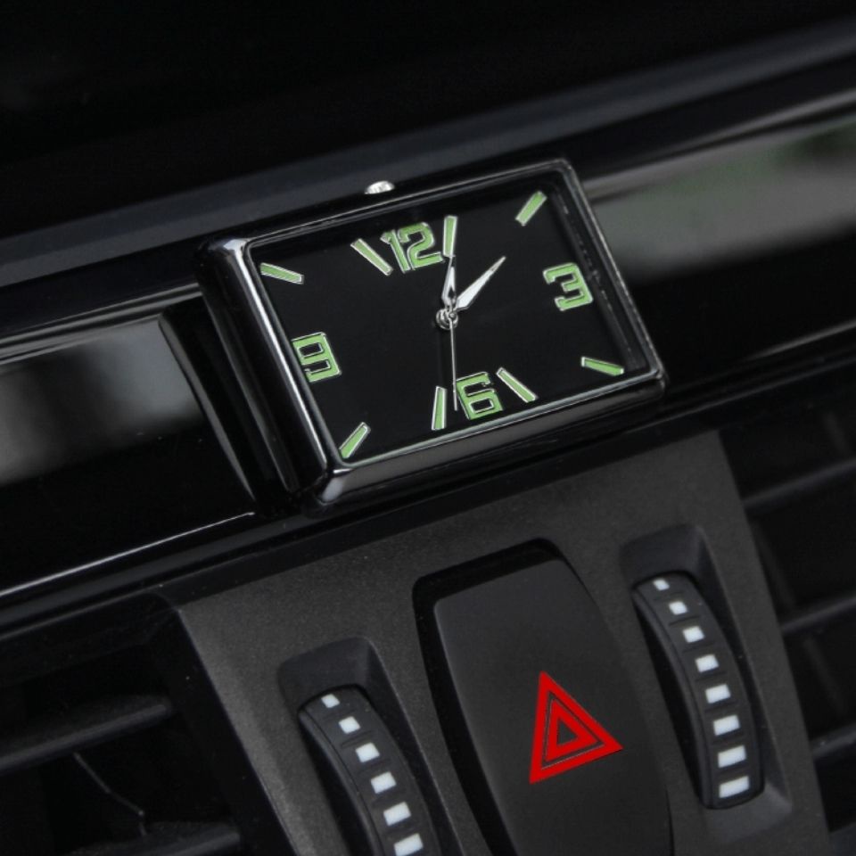 車用時鐘 夜光鐘錶電子石英錶 飾改裝時間 汽車車用時鐘儀表檯鐘表23