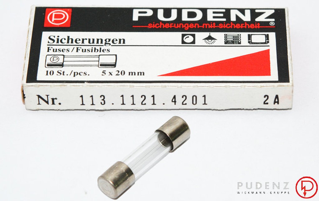 德國 PUDENZ 3.15A 250V FOR AUDIO (F快熔) 5*20mm 保險絲 x1個