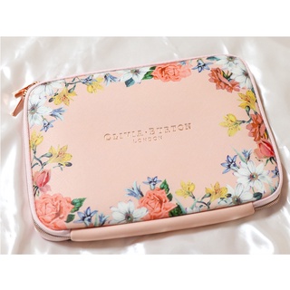 🍓寶貝日雜包🍓日本雜誌附錄 美人百花OLIVIA BURTON花卉方形收納包 化妝包 iPad包 手拿包 萬用包
