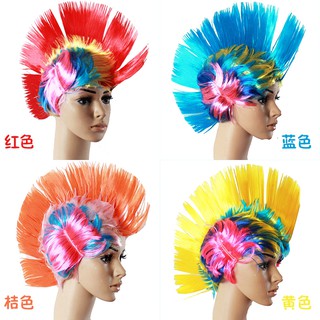 🌹手舞足蹈舞蹈用品🌹表演用假髮/各色雞冠頭假髮-購買價$150元