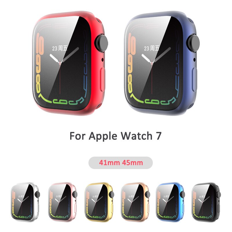 Apple Watch 7 保護套 41mm 45mm TPU PC 保護殼