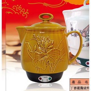 丁香花 陶瓷煎藥壺 (啞巴媳婦) BS-04051