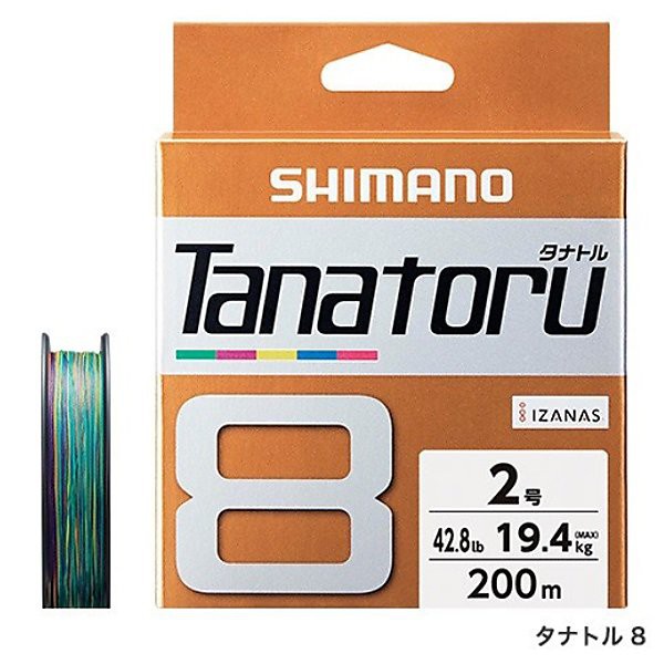 ║慶昌釣具║日本 SHIMANO TANATORU 8股 PE線 編織線 橘包裝 五色 300M PL-F78R