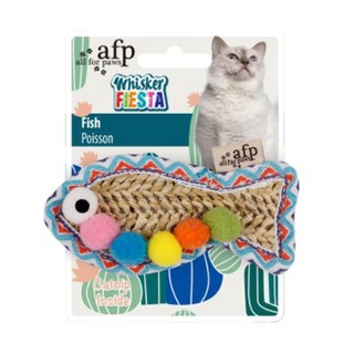 ◆毛孩便利店◆ AFP 貓用玩具 編織嘉年華系列 -彩球魚