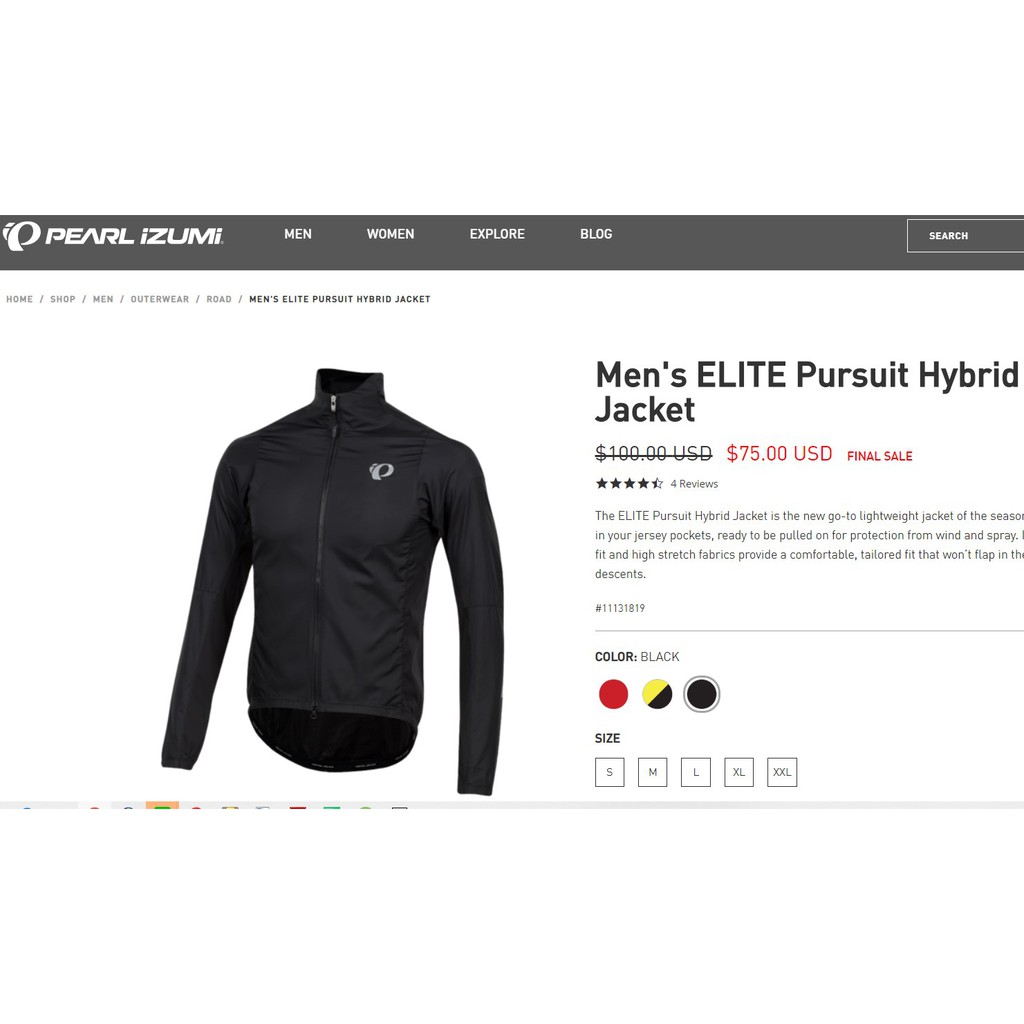 pearl izumi shop