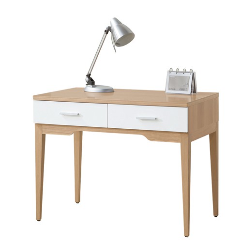 Boden-蘋果木3.3尺二抽書桌/工作桌