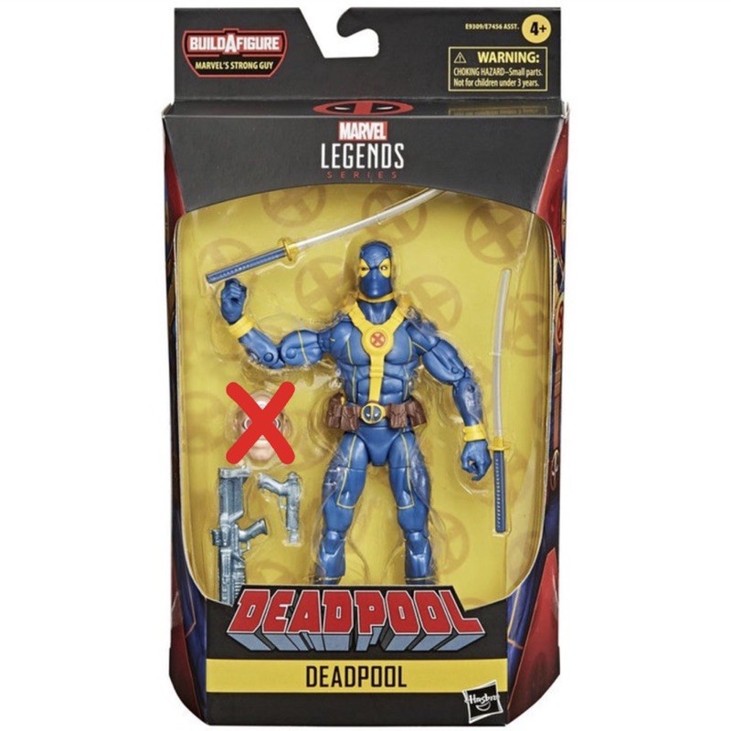 (卡司 正版現貨）孩之寶 MARVEL legends 漫威 可動 6吋 死侍 死侍傳奇人物 藍衣死侍(無baf)