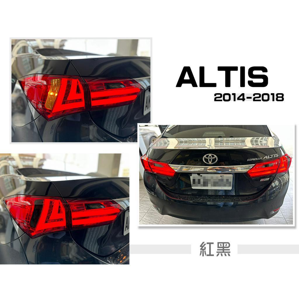 》傑暘國際車身部品《ALTIS 11代 11.5代 13 14 15 16 17 紅黑光柱光條LED尾燈 2014