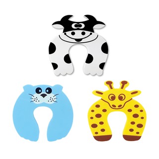 兒童卡通安全門卡1入(造型隨機出貨) 兒童防護 防夾手 安全門卡 動物造型防止寶寶門夾手