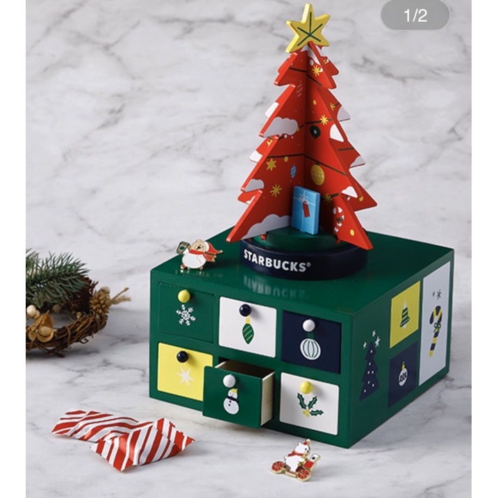 2021年星巴克聖誕節聖誕樹禮盒