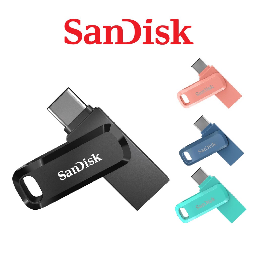 【SanDisk】【四色現貨】Type-C USB 雙用隨身碟 SDDDC3 隨身碟 Ultra Go 手機隨身碟64G