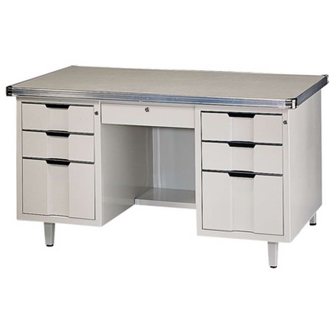 專業傢俱 鐵桌4 5尺半港桌 附玻璃 鋼製 鐵櫃 辦公桌 書桌 另有4 5尺 全新品 桃園以北免運費 蝦皮購物