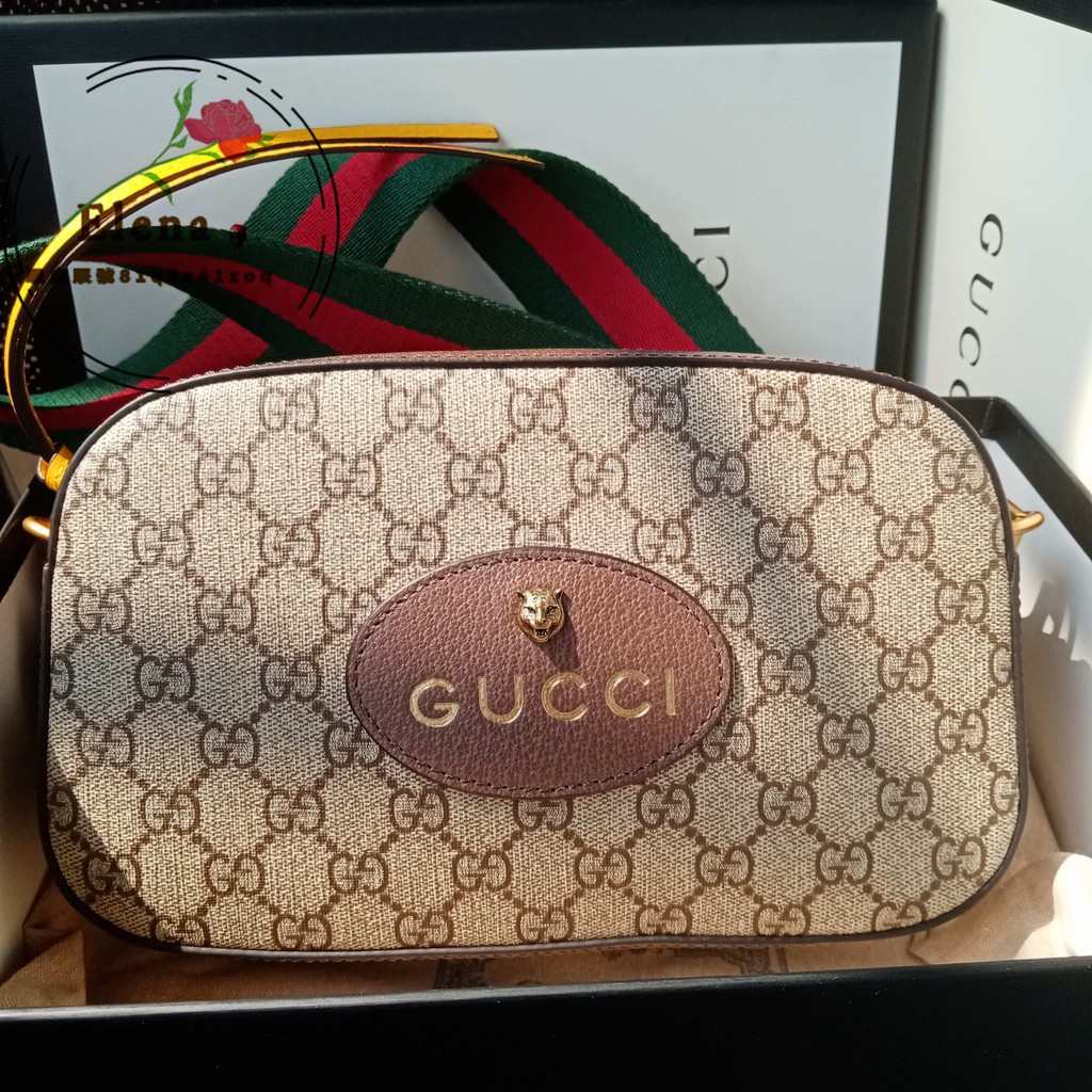 Elena二手包館 Gucci 虎頭相機包古馳虎頭相機包單肩斜挎包 蝦皮購物