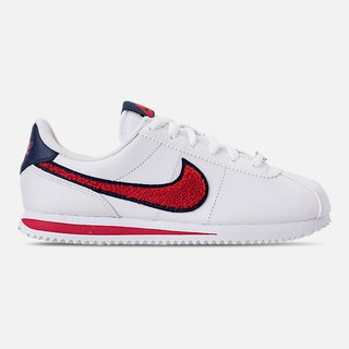 【小八】Nike Cortez Basic Leather SE GS 白紅藍 鐵牌 AA3496-100