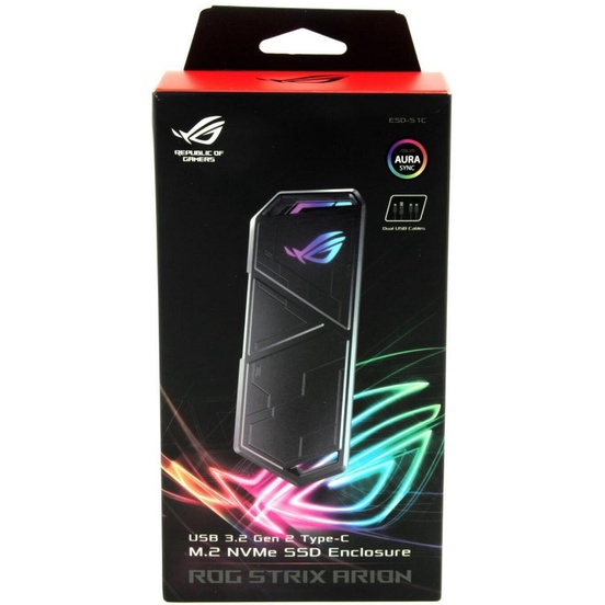 華碩 ASUS ROG Strix Arion M.2 NVMe SSD 外置硬碟盒  USB 3.2(平行進口)