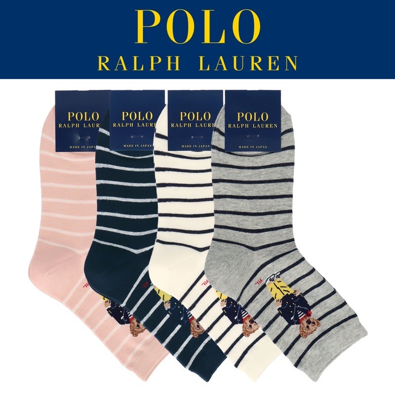 「POLO RALPH LAUREN」日本100%空運✈️。Polo Bear多款襪子。（現貨+預購）