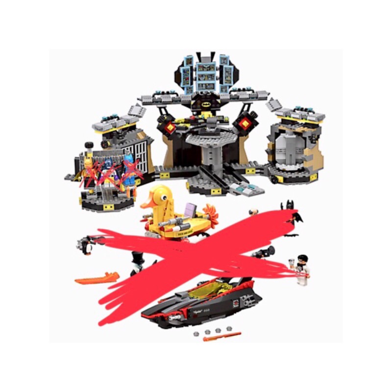 Lego 70909 蝙蝠洞 場景 不含人物 載具